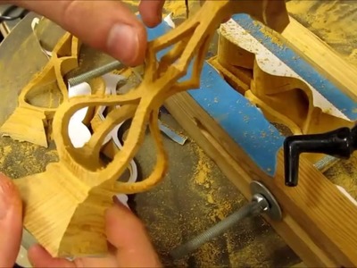 Make a 3D Wooden Candle Holder on the scroll saw