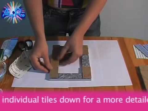 Make a Mosaic Picture Frame - Home Decoration Project - Art and Craft