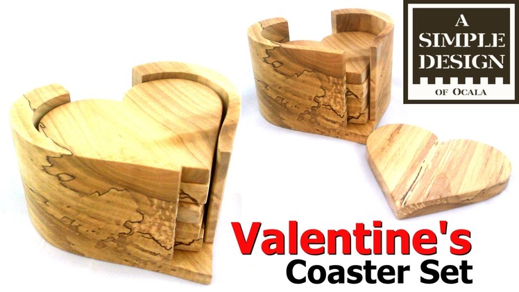 Make a Valentine's Day Coaster Set