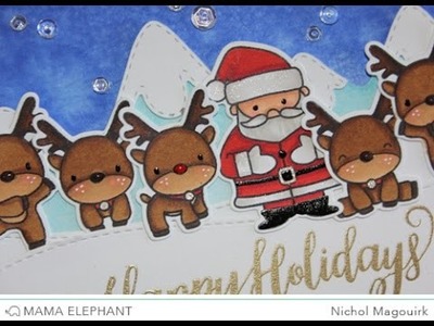 Mama Elephant Stamp Highlight | Reindeer Games
