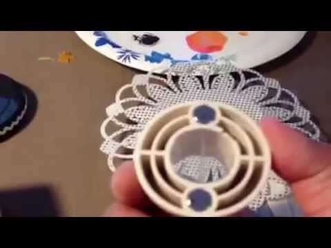 Martha Stewart Circle Doily Punch - It is easy to use!!!