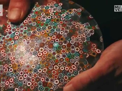 Murano glass murrina plate