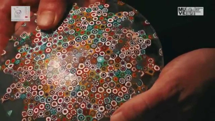 Murano glass murrina plate