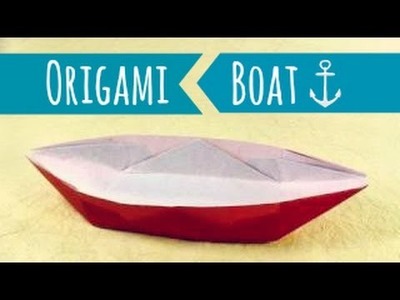 Origami boat instructions