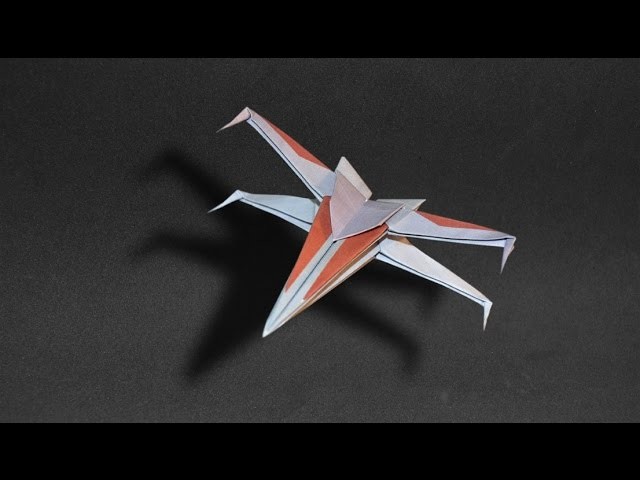 Origami: Spaceship Star Wars. X Wing