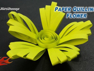 Paper Quilling Flower | How to make | JK Easy Craft  134