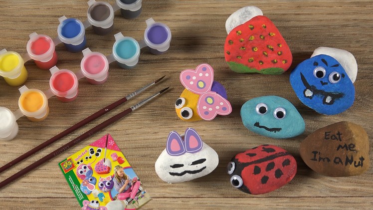 Rock Painting - Coloring Stones For Creative Kids (Steine bemalen)
