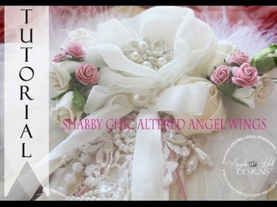 Shabby Chic Angel Wings Tutorial For Sale