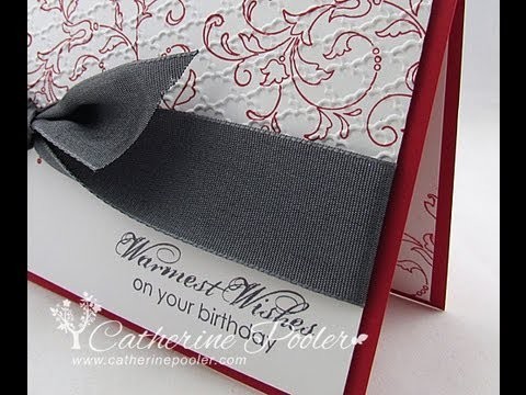 Simple Cards to Make with the Stampin' Up Big Shot - KISS Card