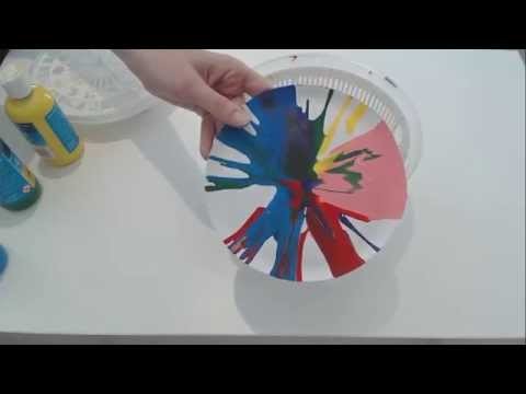 Spin Art - Activities for toddlers and preschoolers