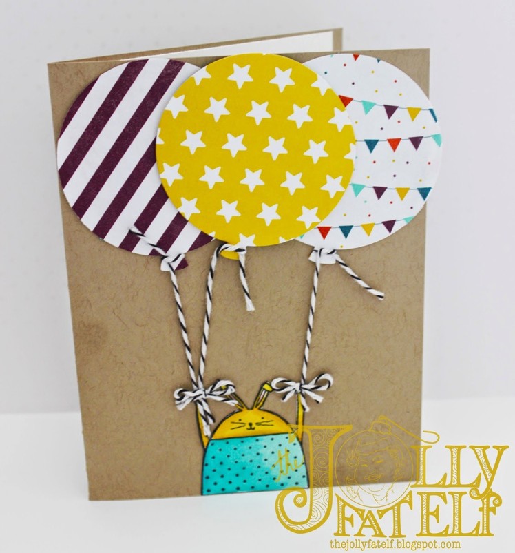 Stampin Up! Cheerful Critters Birthday Card with Project Life Cards