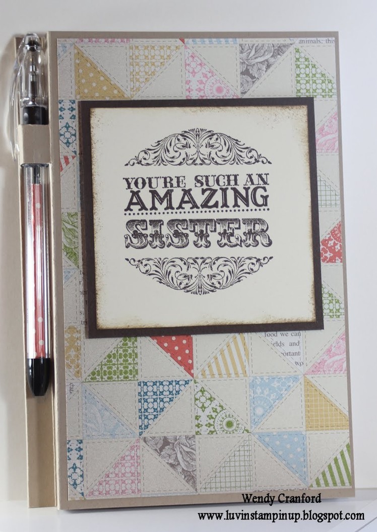Stampin Up Spring Catalog Products Notepad Cover