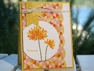Stampin' Up Sympathy Card using Too Kind