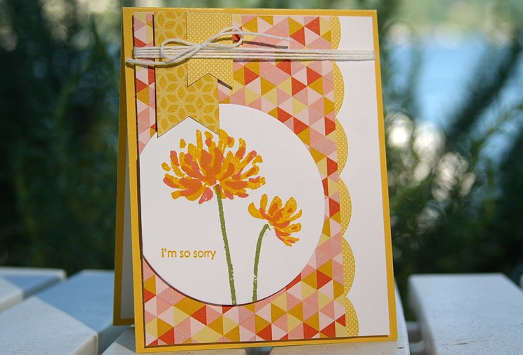 Stampin' Up Sympathy Card using Too Kind