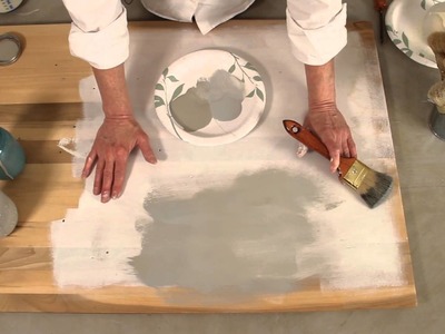 STEPS 2 and 3: Layering Technique for Chalk Paint Colors on Wood