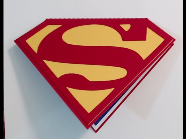 SUPERMAN BIRTHDAY INVITATIONS ~ CARD TUTORIAL {SILHOUETTE CAMEO}