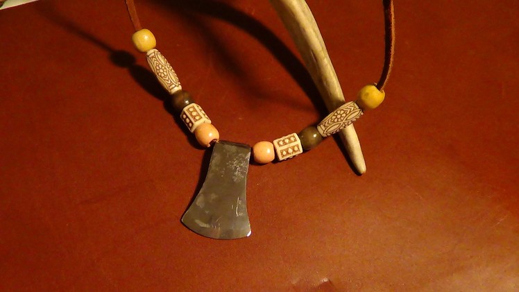 Survival Necklace   Forging and Starting A Fire With A Mini Hatchet Style Necklace