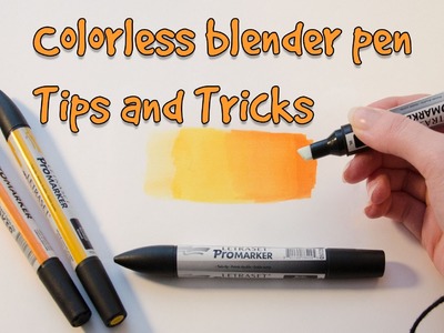 TUTORIAL: Colorless Blender Tips and Tricks
