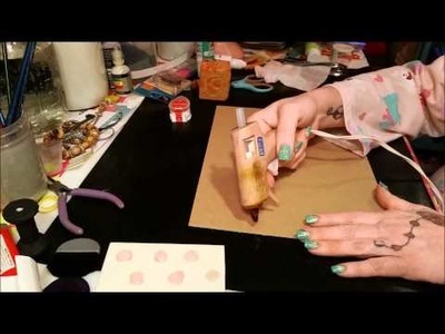 Tutorial: How To Make Stamps and Texture with Hot Glue!