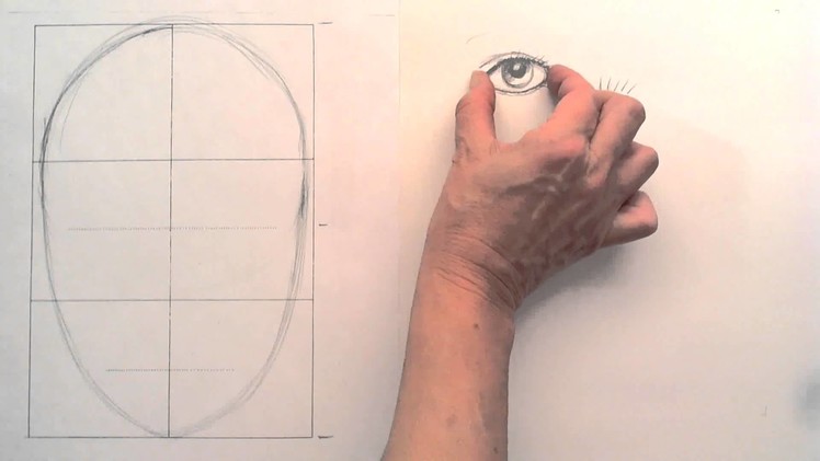 Val Webb - The Illustrated Garden - How to Draw a Human Face - Part 1.wmv