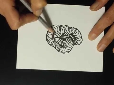 Wormholes Zentangle Pattern Tutorial