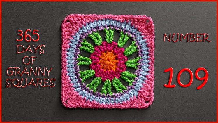 365 Days of Granny Squares Number 109