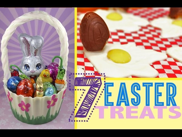 7 Easter Dessert Ideas - Candy Baskets, Cupcakes, Push Pops and Creme Eggs!