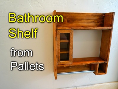 Bathroom Shaving Shelf from Pallet Wood - How to