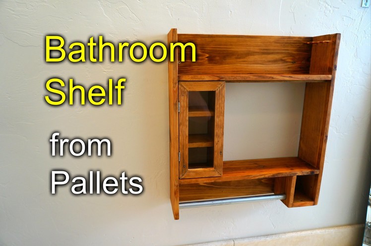 Bathroom Shaving Shelf from Pallet Wood - How to