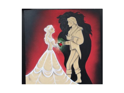 Beauty and the Beast inspired painting  * DisneyEverAfter~AprilLilly