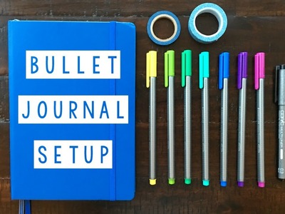 Bullet Journal Setup - March Plan With Me