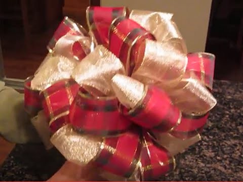 Christmas Tree Bow Topper For 4 To 5 Foot Trees