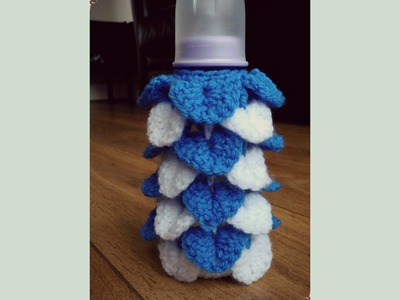 Crochet Crocodile Baby Bottle Warmer