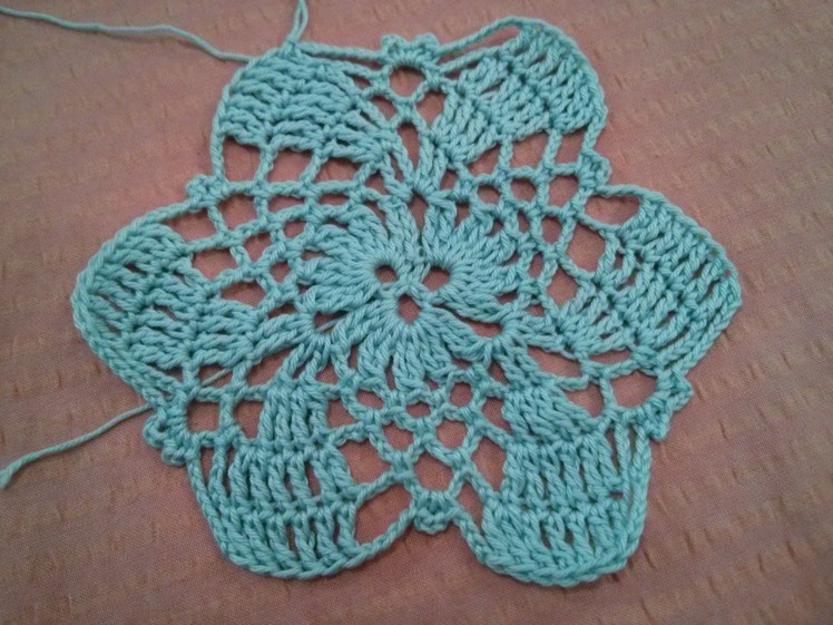 Crocheted motif no  12
