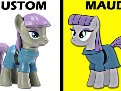 CUSTOM My Little Pony MAUD PIE Tutorial MLP Toy Figure | SweetTreatsPonies