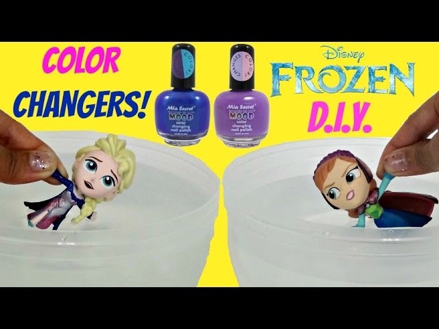 D.I.Y. COLOR CHANGERS! Disney Frozen Mystery Minis Funko Anna, Elsa Toys Craft Activity. TUYC