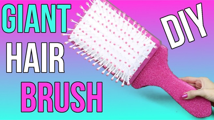 DIY Crafts: How To Make A Giant Hair Brush - DIYs Storage Idea or Gift Box - Cool DIY Project