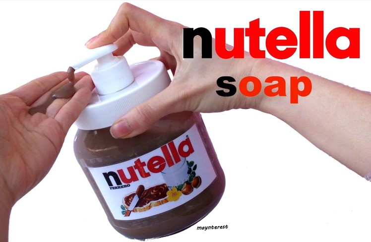 DIY NUTELLA SOAP