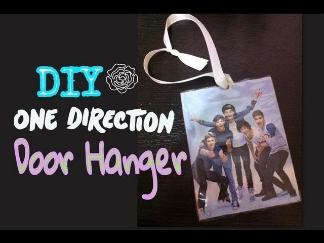 DIY-One Direction Door Hanger