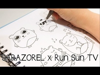 Doodle with Me: Run Sun TV Doodles (Collab)