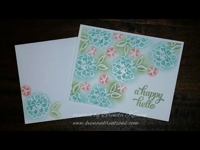 Easy Embossed card Sale-a-bration 2016