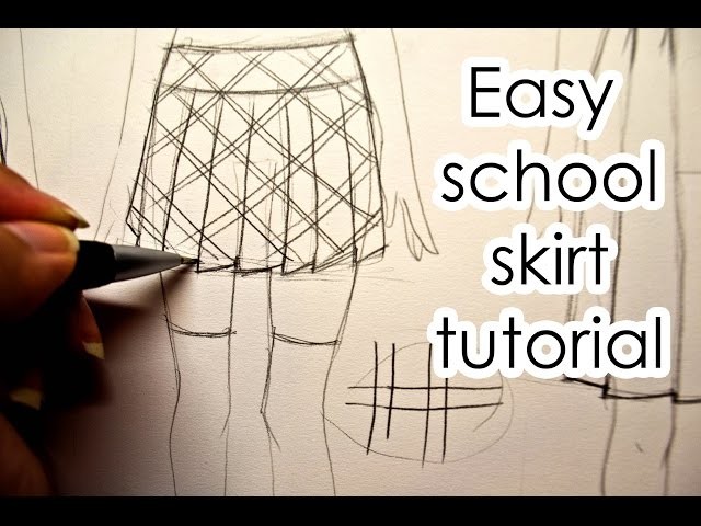 Easy School Skirt Slow Tutorial 3 ways