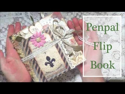 Flip Book 'Vintage Style' - VR for CraftyIrina's Pen-Pal Challenge