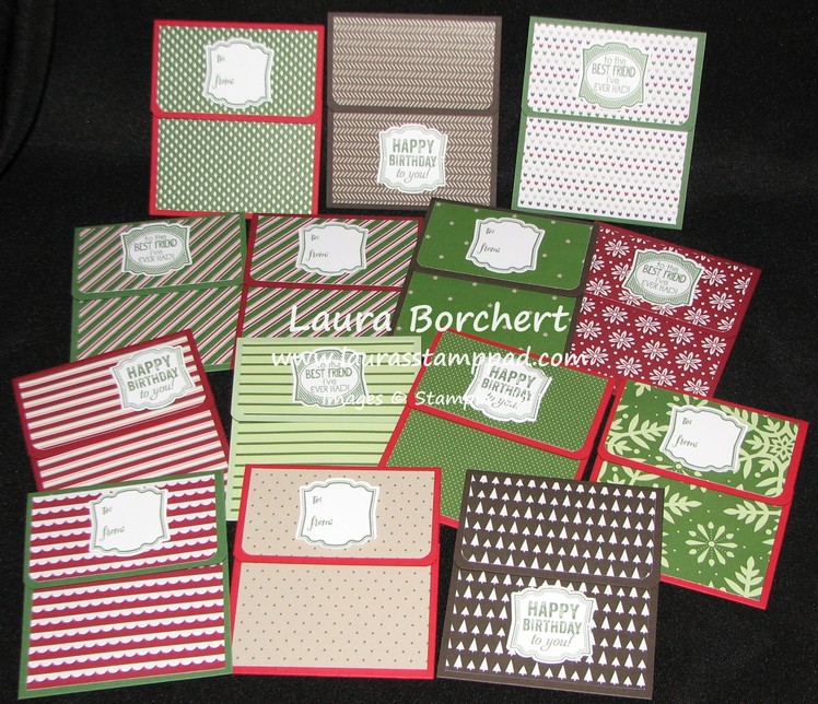 Gift Packaging Series: Gift Card Holders - Laura's Stamp Pad