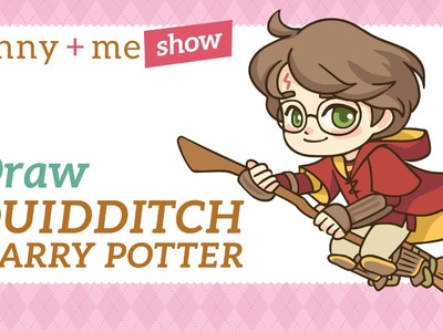 Harry Potter Quidditch Drawing Tutorial - How to Draw Collab with LollyLaurenLolly Tutorial