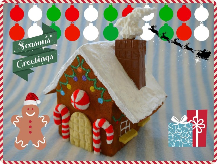 Homemade Squishy Ginger Bread House :D HAPPY HOLIDAYS!