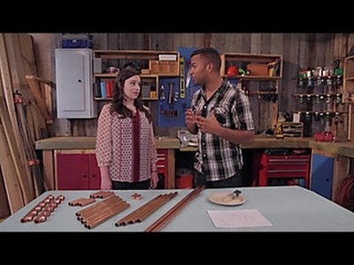 How to Build a Copper Pipe Table - DIY Network