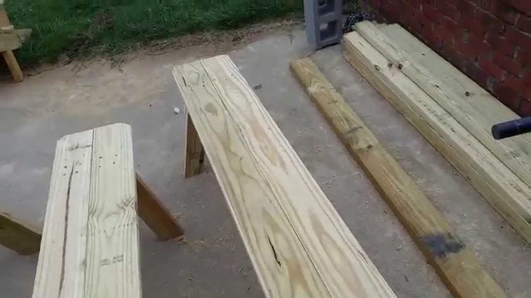 How to build a picnic.park bench for 10$