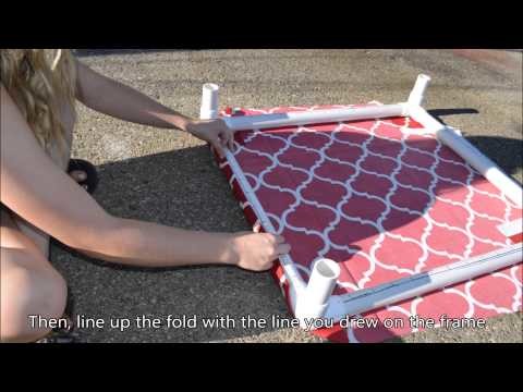 How to build a PVC Dog Bed
