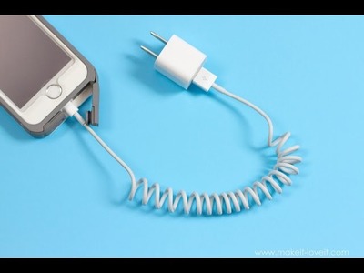 How To Coil Your Own Cell Phone Cord